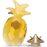 Swarovski Jungle Beats Pineapple Magnet, Yellow, Large - Dalmazio Design
